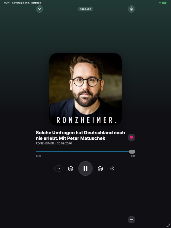 iPad: Podcast-Player