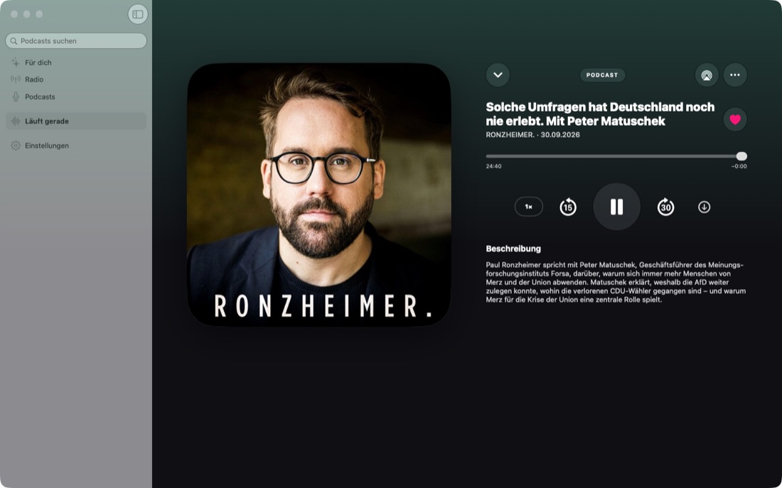 Mac: Podcast-Player